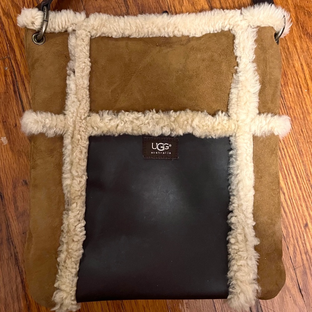 Authentic Vintage UGG Suede Shoulder Bag